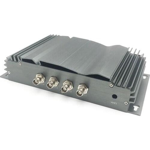 New arrival 4ports Impinj r2000 chip RP-TNC connectors TCP/IP RJ45/WiFi/4G fixed passive long range uhf rfid multi tags reader