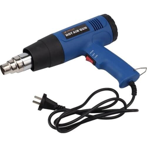 2000W Hot Air Gun 2-Speed Adjustable for Sticks Blowing Removal Removing Tool Films Heating