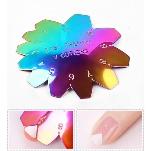 Stainless Steel Nail Art Design French Manicure Polish Printing Nail Art Templates Varnish Modeling Stamping Plate Stamp