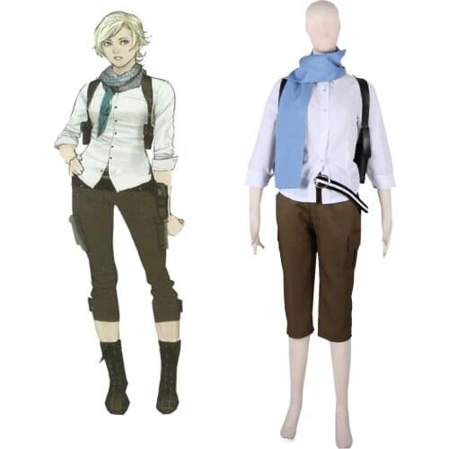 Sherry Birkin Cosplay Sherry Summer Uniform Cosplay Costume Custom Made