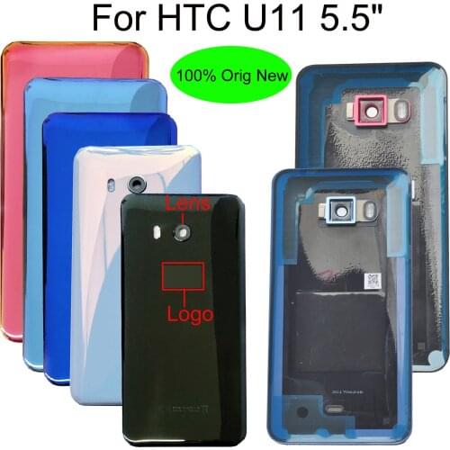 Shyueda 100% Orig New 5.5" For HTC U11 U-3W U-1w rear Back Door Housing Battery Cover