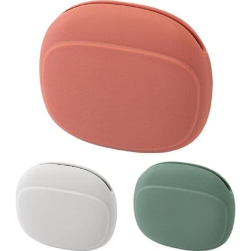 Universal Portable Cable Headphone Soft Storage Bag Silicone Protective Cover