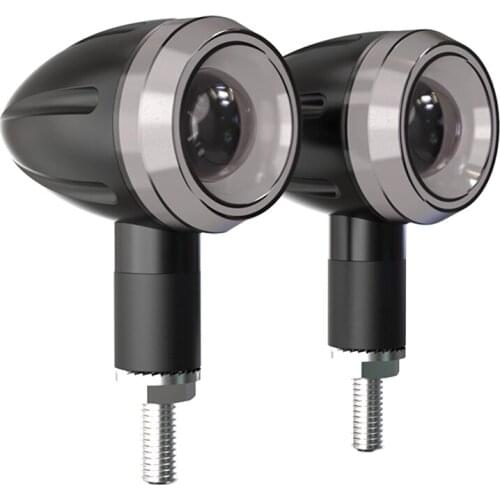 Universal LED Turn Signal Lamp DRL Switchback Flowing Light for 12V 10MM Motorcycle