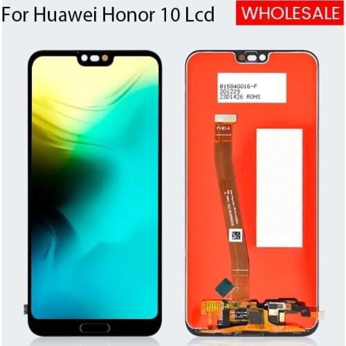 100% Work With Fingerprint 5.84 Inch For Huawei Honor 10 lcd Display Touch Screen Digitizer Assembly Free Shipping