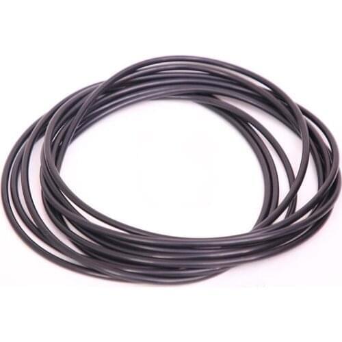 10pcs 1.9mm Wire diameter black Nitrile Butadiene Rubber NBR ring waterproof insulation rubber band 78mm-90mm Outer diameter