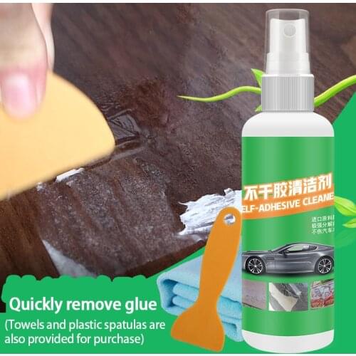 100ml Auto Car Sticker Remover Sticky Residue Remover Wall Sticker Glue Removal Car Glass Label Cleaner Adhesive Glue Spray