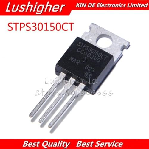 5pcs STPS30150CT TO220 STPS30150 TO-220 Schottky Diodes 150V 30A