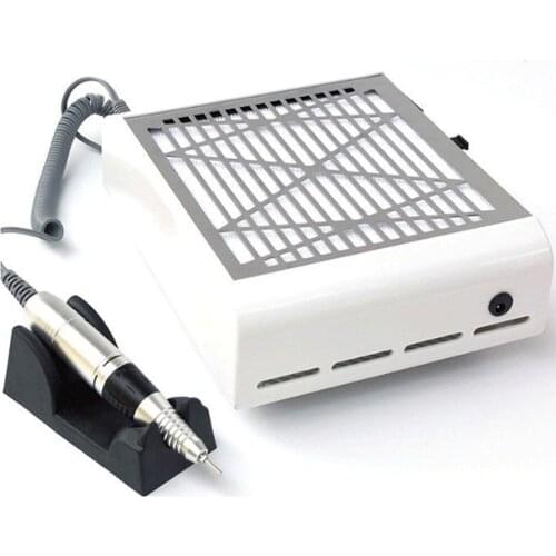 2 In 1 Nail Drill Strong Vacuum Cleaner Manicure Electric Drill Nail Gel Nail Drill Nail Dust Vacuum Nail Dust Collector Drill