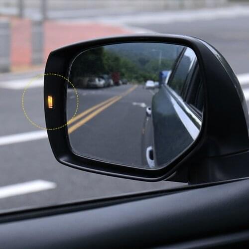 2PCS Auto Rearview Mirror Steering Aid Light Sequins For Subaru Outback Impreza Legacy Forester XV WRX Levorg Car Accessories