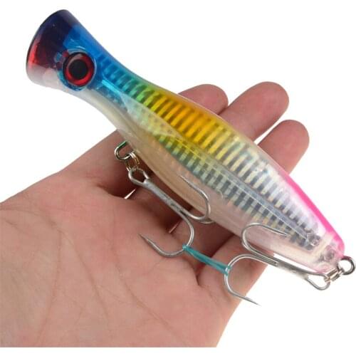 1PCS Big Popper Minnow Fishing Lures CrankBait 40g/120mm Iscas Artificial Wobblers for Pike JerkBait Carp Pesca Hard Bait Jig