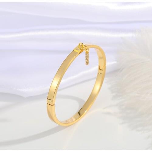 Gold Arabic Name Bangles Personalized ID Family Lover Nameplate Faith Letter Bangles & Bracelet Stainless Steel Adjusted