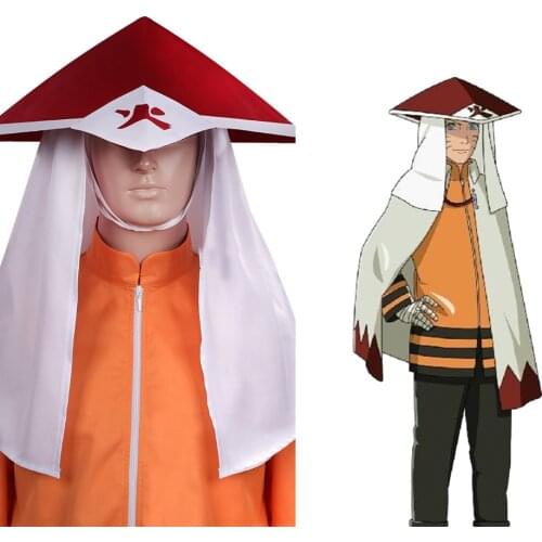 Boruto Uzumaki Cosplay Hat Cap Costume Accessories Halloween Carnival Hokage Cap Hat Only