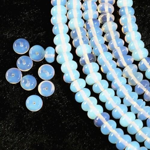 Hot sale Opal crystal stone fashion stone 5*8mm abacus loose beads diy noble Jewelry making B266