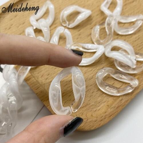 Fashion Acrylic Cloud Color Transparent Buckle Discs Round Beads for Jewelry Making Girl bag DIY Kids headdress Accessory