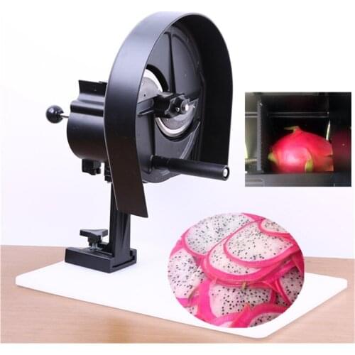 Mini hand dragon fruit slice cutting slicing machine pitaya pear ginger chips slicer tool