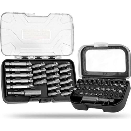 WEEKS Electric Screwdriver Bit Set 31/22PCS With Slotted Torx Hexagon Phillips Precision Hand Tool Kit