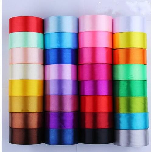 1-1/2'' 4cm 25 Yards 22 Meters Cheap Silk Satin Ribbon for Wedding Home Party Decoration Invitation Card Gift Wrapping