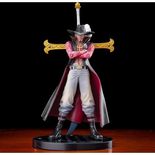 Japan Anime One Piece Dracule Mihawk PVC Action Figure Figurine 19cm Toy Model Statue New No Box