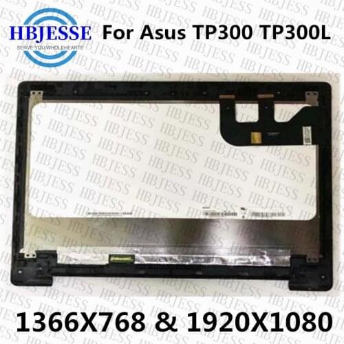 Original Tested For Asus TP300 TP300L TP300LA TP300LD 13.3'' Laptop Touch LCD Display screen assembly 1366*768 OR 1920*1080