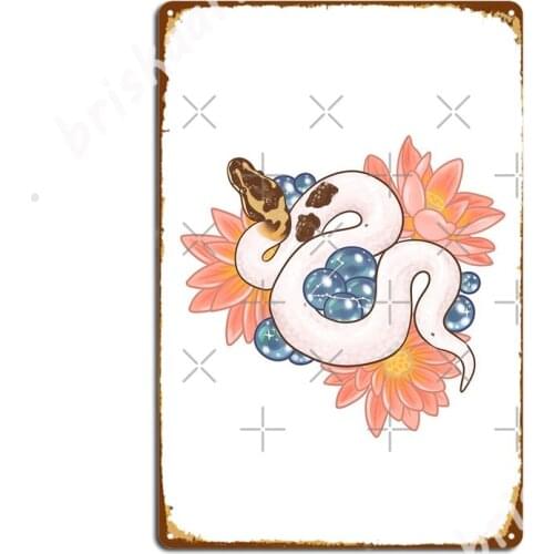 Pisces The Ball Python Metal Signs Club Party Funny Garage Club Plaques Tin sign Posters