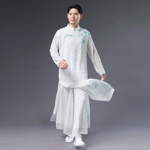 Traditional Chinese Costumes Men Tang Suit Traditional Chinese Clothing For Men Cheongsam Dress Male Qipao Robe Hanfu Men KK3707