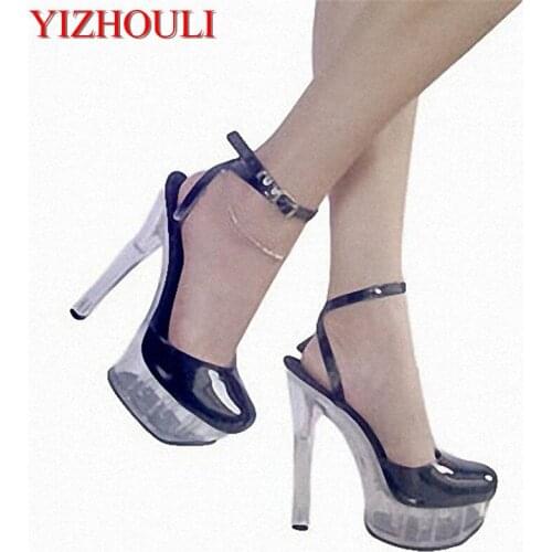 The new stores crystal sandals Sell lots of super high heels 15 cm The shopkeeper is recommended for womens shoes