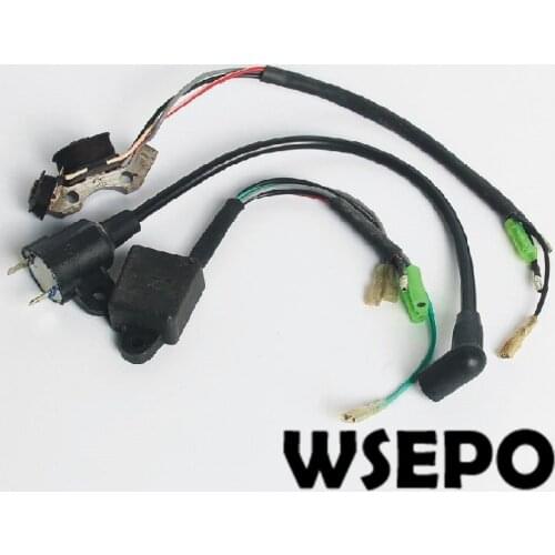 Top Quality! Spark Ignition 3PC Kit(CDI+Ignition coil+Magneto coil) for ET650/950 02 Stroke Gas Engine,800~900W Generator Parts