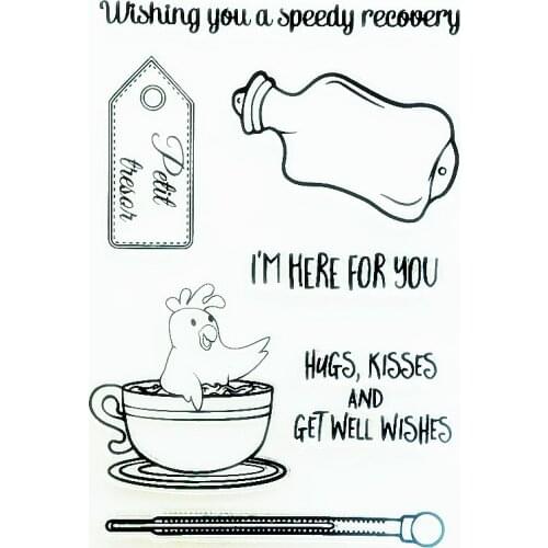 YLCS441 Wishes Silicone Clear Stamps For Scrapbooking DIY Photo Album Cards Decoration Craft Transparent Stamp Clear Stamp New