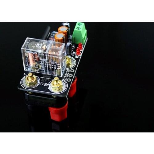 AC 12V-24V UPC1237 Stereo Speaker Protection Board Delay Boot + Banana Plug Seat