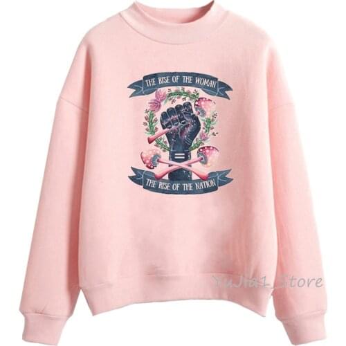The future is female print funny hoodie streetwear women Feminism harajuku sweatshirt gothic top winter clothes Feminist hoodies