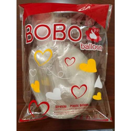 10Pcs/lot Party Decoration Transparent Bobo Balloon Valentines Gift Birthday Party Balloons Background Layout Wedding Supplies