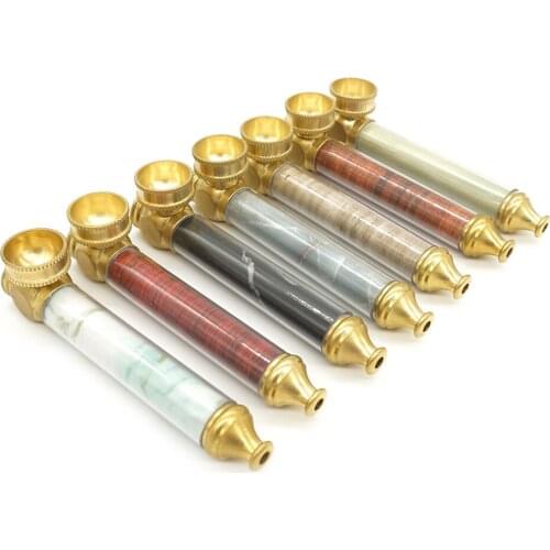 10Pcs Metal Pipe Smoking Pipes Tobacco Smoke Herb Tube Cigarette Accessories Removable Hookah Gift For Men Crusher