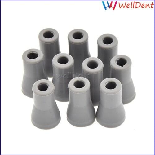 10 Pcs Dental Saliva Ejector Weak Suction Rubber Snap Tip Adapter Replacement