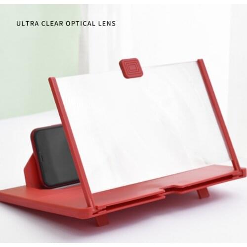 12inch 3D Phone Screen Magnifier Eyes Protection Amplifier Folding Design -HD Video Magnifying Glass Watch 3d Movies & Expander
