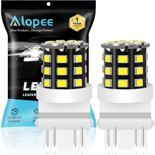 2-Pack 3056 3156 3057 3157 4157 2835 33 SMD LED Light Bulb Car Tail BackUp Light 12V-24V White Yellow Red Tail Blinker LED Bulb