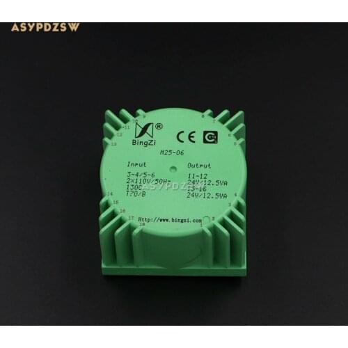25VA Green Square 25W Sealed toroidal transformers M25-06 Output voltage AC dual 24V(2*24V)