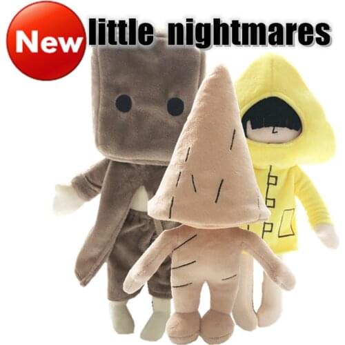 New 3pcs Little Nightmares Plush Toy Cute Game Little Nightmares Figure Doll Soft Stuffed Six Nomes Mono Doll Cosplay Kids Gifts