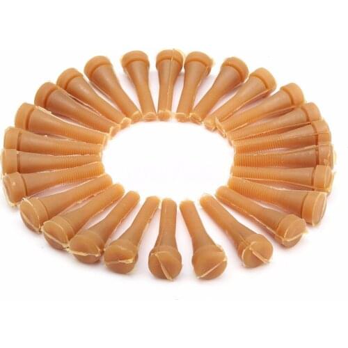 96Pcs/lot Chicken Plucker Poultry Plucking Fingers Hair Removal Machine Glue Stick Beef Tendon Material Corn Rod 20 x 65mm