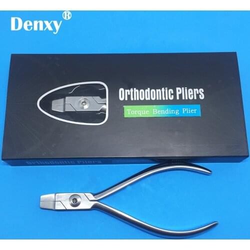 Denxy 1pc dental Orthodontic Torque Bending Plier Orthodontic wire bending Tweed Arch Forming Plier Torque Torquring Plier