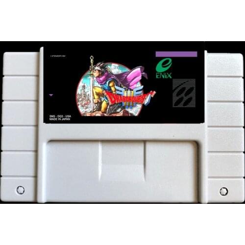 Dragon Quest III USA- NTSC version 46 pins Video games card NTSC version for Retro Video games Console