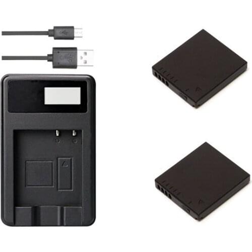 DMW-BCF10 DMW-BCF10E BCF10 BCF10E CGA-S106 CGA-S009 Battery+Charger for Lumix DMC-TS1 DMC-TS2 DMC-TS3 DMC-FH20 DMC-FH3