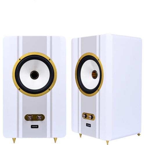 H-123 S-BACH coaxial M8 5/6.5/8/10inch home HiFi recording studio active monitor box desktop bookshelf speaker PK Tianlang