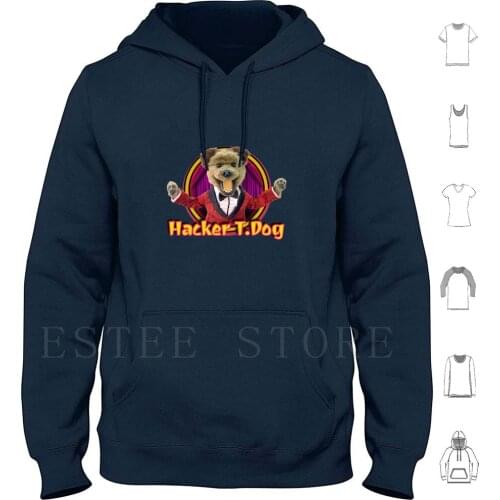 Hacker T. Dog Hoodie Long Sleeve Puppet Puppetbuilder Puppetbuilding Puppeteer Puppetmaker Puppet Maker Character