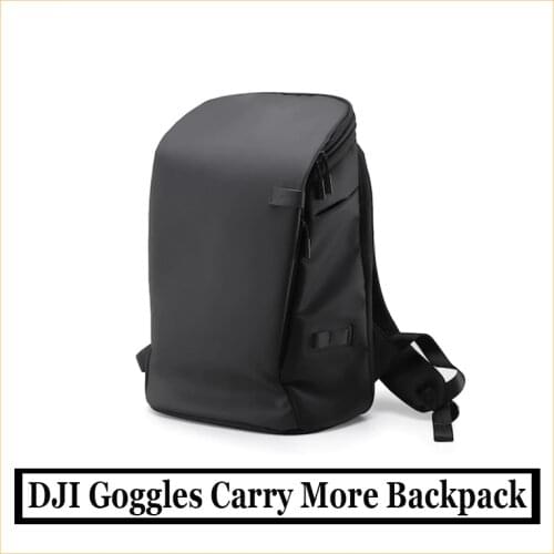 DJI Goggles Carry More Backpack for DJI FPV Drone Portable travel backpack with large capacity and partitions suitable for drone