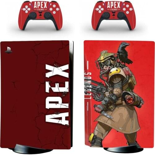 APEX Style PS5 Disc Edition Skin Sticker for Playstation 5 Console & 2 Controllers Decal Vinyl Protective Skins Style 2