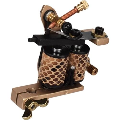 Tattoo Machine Handmade Liner Wraps 10 Coils Shader Body Art Accessories