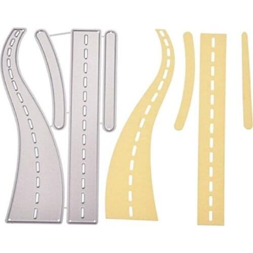 New Arrival Road Cutting Dies Carbon Metal Steel Stencils For DIY Scrapbooking Paper Cards Embossing album Craft Cut Die
