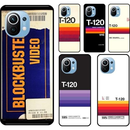 Vintage Cassette Tape Vhs poster For POCO F2 Pro X3 M3 Case For Xiaomi Mi Note 10 Lite 9T 10T Pro A2 A3 Mi 11 Cover Shell