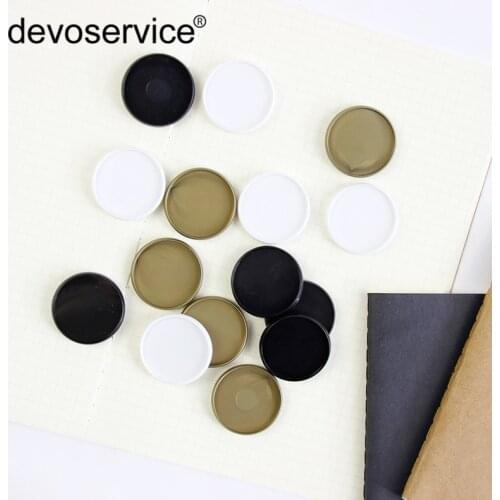 100pcs New Loose-leaf Binding Ring Outer Diameter 32mm Plastic Disc Binds Mushroom Hole Binding Supplies Inner Book Binding Ring