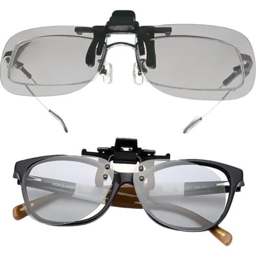 3D Glasses 1 Pair Clip On Type Passive Circular Polarized 3D Glasses Clips Fr 3D TV Movie